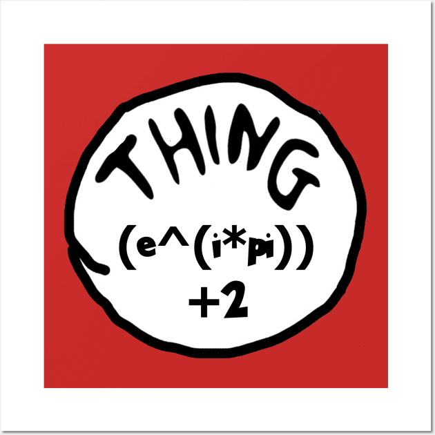 Thing 1 Math Nerd Wall Art by Bigfinz